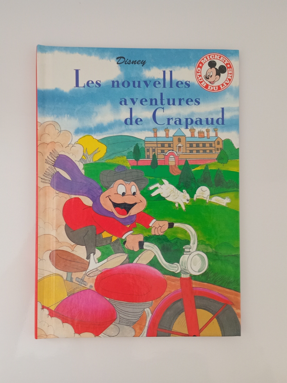 Disney Les Nouvelles Aventures de Crapaud 1993 French Hardcover Grolier Mr Toad
